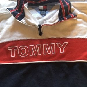Tommy Hilfiger half zip pullover sweater